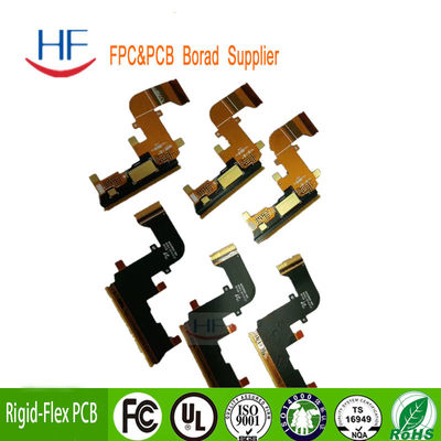 Custom Rigid Flex PCB Board 2oz Copper Immersion Gold