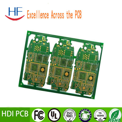 94V0 HDI Copper Circuit Board Custom PCB Printing Single Panel 1mm Red Oil