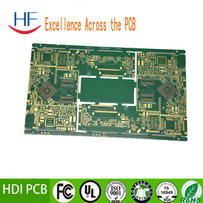 HDI 8 Layers Multilayer PCB Circuit Board Immersion Gold Surface Finishing