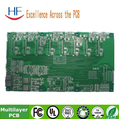 Custom Multilayer PCB Fabrication Design Aluminum Green
