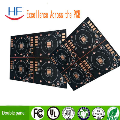 Black Solder Mask Double Sided Printed Circuit Board Fr4 Lead Free Surface Finishing High Quality One-stop PCB supplier