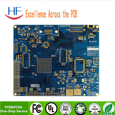 Cross Blind Buried Hole 8-12 Layers HASL FR4 HDI PCB Board 3mil