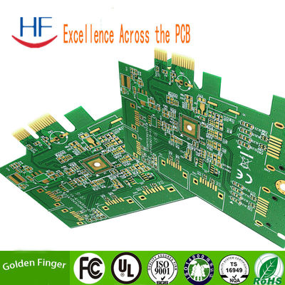 Goldfinger 1mm 12 Layer PCB Circuit Board High Volume Assembly
