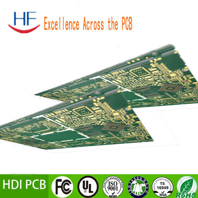 High Precision PCB Prototype Circuit Board Service 8 Layer Immersion Gold Surface
