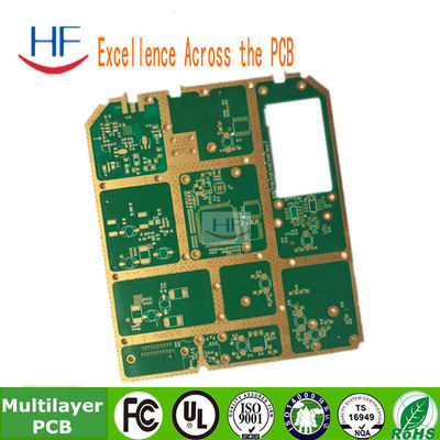 6 Layer Multilayer PCB Print Circuit Board Fr4 Base Material Immersion Gold Surface