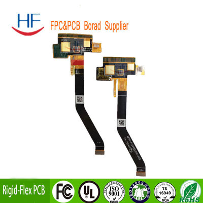 Printed Rigid Flexible PCB Circuit Board Multilayer Non Halogen 0.15mm