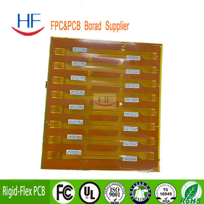 Double Layer ENIG Flex PCB Board FR4 FPC 94vo Circuit High precision