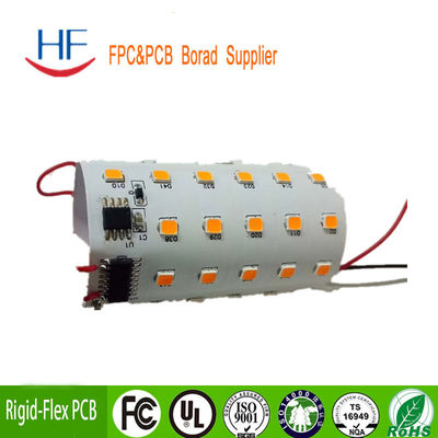 LED Rigid Flexible PCB Board Multilayer 1-3OZ Copper Immersion Gold