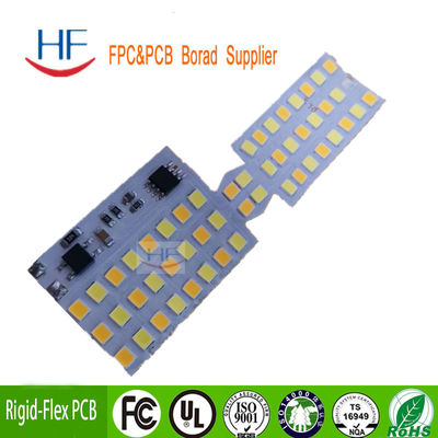 1OZ Copper LED Rigid Flexible PCB Fast Turn Circuit Board Assembly 2 Layer