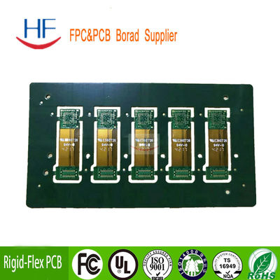 Rigid Flex Polyimide HDI PCB Fabrication High TG Immersion Gold