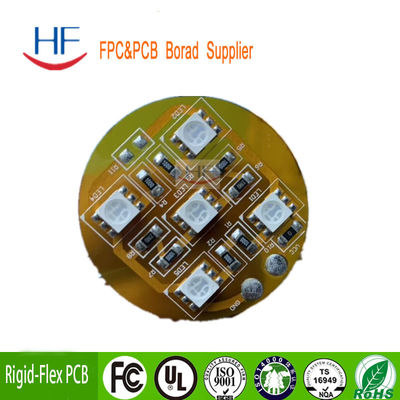 HDI Polyimide Rigid Flexible PCB Board 1.0mm 4 Layers 4oz
