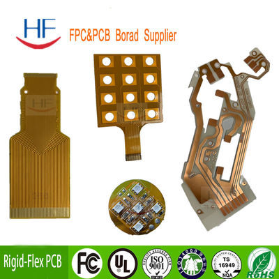 Lead Free Rigid Flexible PCB Prototype Service 3mil 4oz FPC