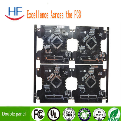 Black Solder Mask Double Sided Printed Circuit Board Fr4 Lead Free Surface Finishing High Quality One-stop PCB supplier