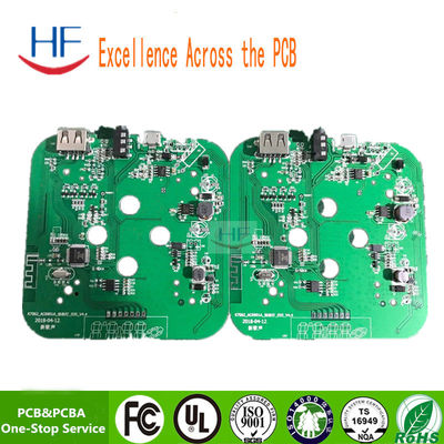 1.2MM LED PCB Assembly Board Rigid Double Sided Immersion Gold FR4