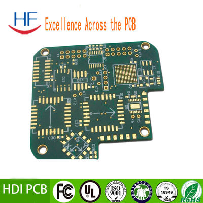 Immersion Gold 12 Layer Fr4 1.6mm HDI Rigid Flex PCB board
