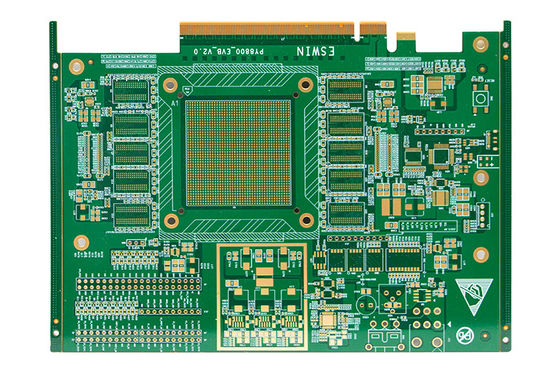 8L High Speed high frequency PCB Immersion Gold Taconic-TSM-DS3