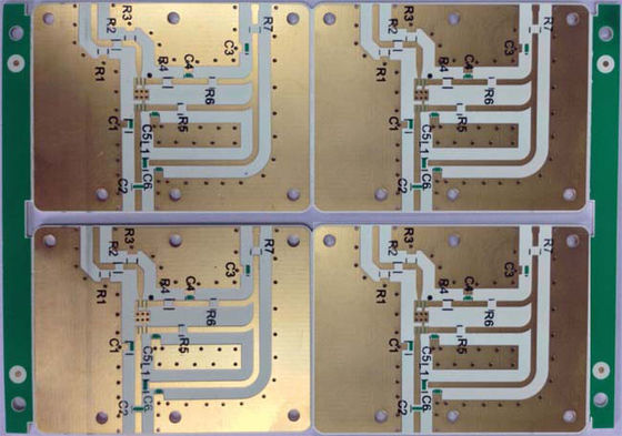 RF High Frequency Pcb Substrate Rogers Ro6035 Double Sided Circuit Board