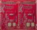 4 Layer Red Oil Gold Plated Printed Circuit Board Custom Circuit Board Manufacturers